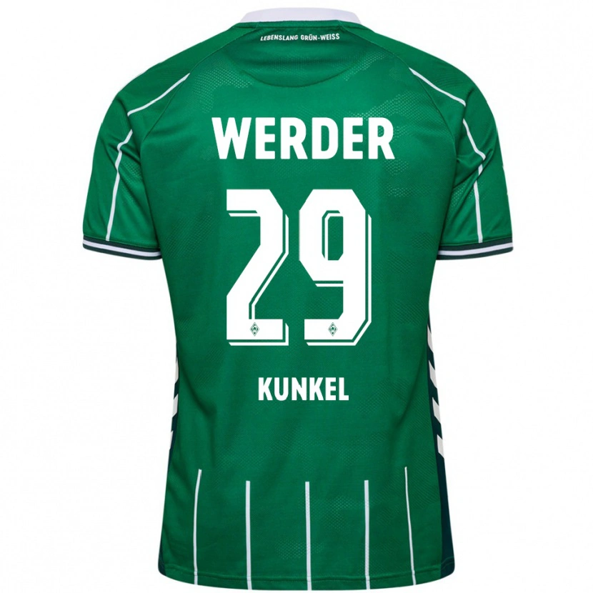 Danxen Damen Melina Kunkel #29 Grün Weiß Heimtrikot Trikot 2025/26 T-Shirt