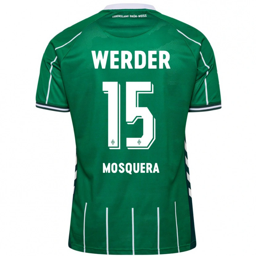 Danxen Damen Arley Mosquera #15 Grün Weiß Heimtrikot Trikot 2025/26 T-Shirt