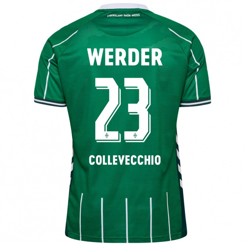 Danxen Damen Tomás Collevecchio #23 Grün Weiß Heimtrikot Trikot 2025/26 T-Shirt