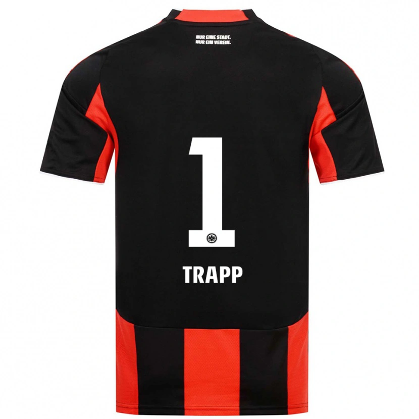 Danxen Damen Kevin Trapp #1 Schwarz Rot Heimtrikot Trikot 2025/26 T-Shirt