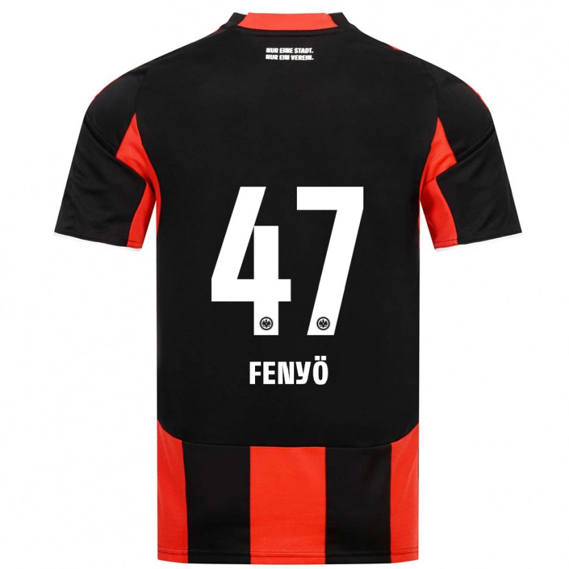 Danxen Damen Noah Fenyö #47 Schwarz Rot Heimtrikot Trikot 2025/26 T-Shirt