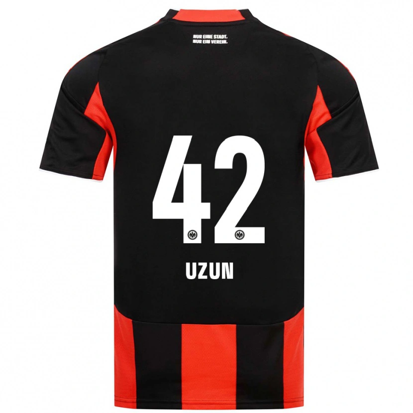 Danxen Damen Can Uzun #42 Schwarz Rot Heimtrikot Trikot 2025/26 T-Shirt