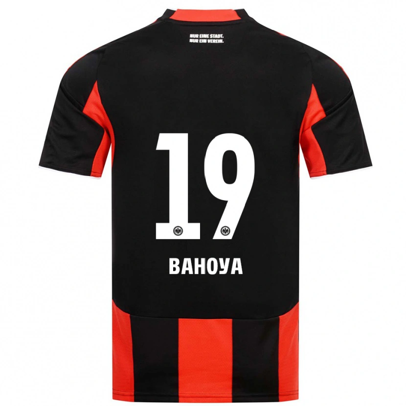 Danxen Damen Jean-Mattéo Bahoya #19 Schwarz Rot Heimtrikot Trikot 2025/26 T-Shirt