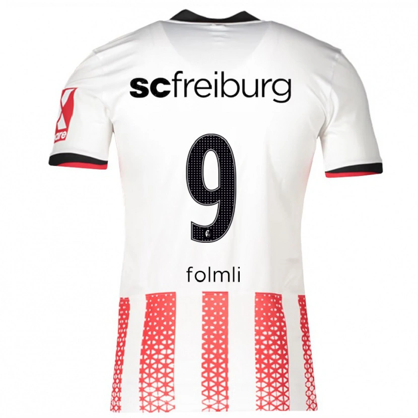 Danxen Damen Svenja Fölmli #9 Weiß Rot Heimtrikot Trikot 2025/26 T-Shirt