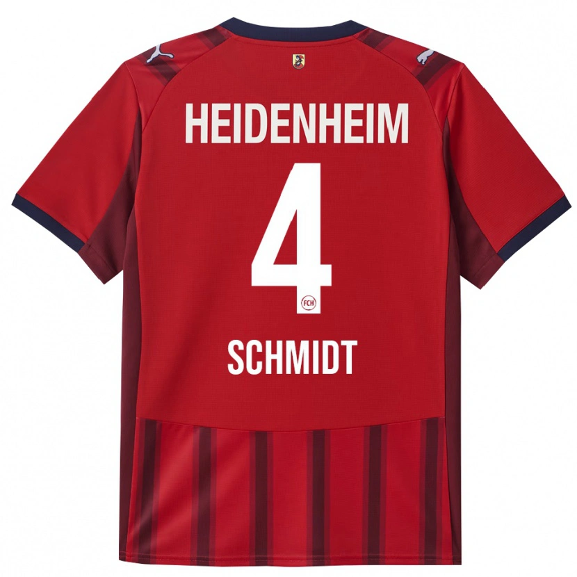 Danxen Damen Luke Schmidt #4 Rot Marineblau Heimtrikot Trikot 2025/26 T-Shirt