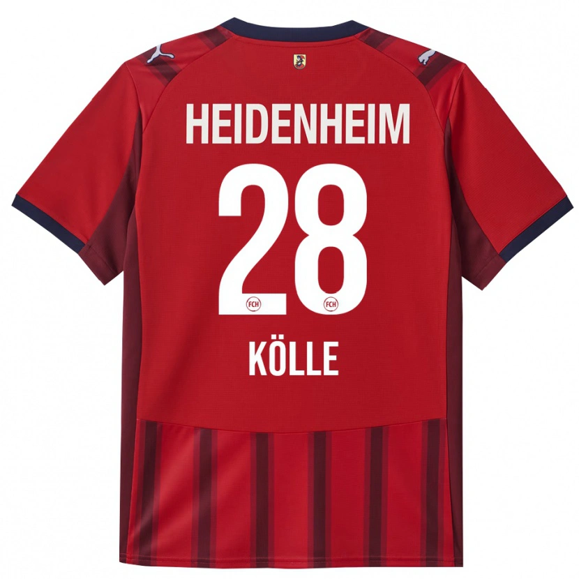 Danxen Damen Adam Kölle #28 Rot Marineblau Heimtrikot Trikot 2025/26 T-Shirt