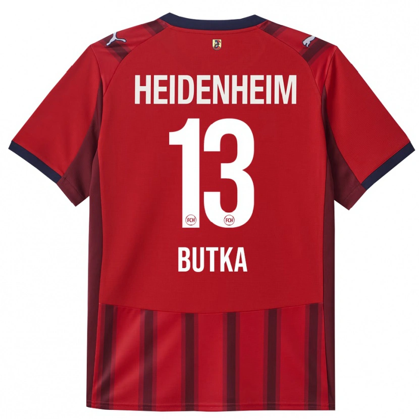 Danxen Damen Luka-Viktor Butka #13 Rot Marineblau Heimtrikot Trikot 2025/26 T-Shirt