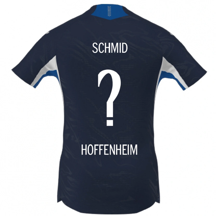 Danxen Damen Juliane Schmid #0 Marineblau Weiß Heimtrikot Trikot 2025/26 T-Shirt