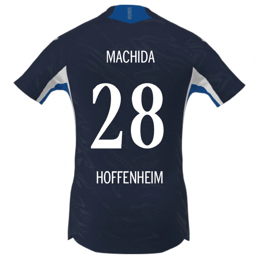 Danxen Damen Koki Machida #28 Marineblau Weiß Heimtrikot Trikot 2025/26 T-Shirt