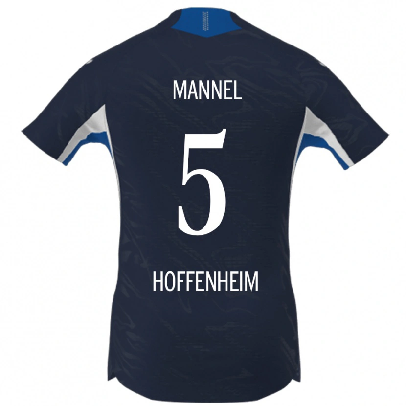 Danxen Damen Bixente Mannel #5 Marineblau Weiß Heimtrikot Trikot 2025/26 T-Shirt