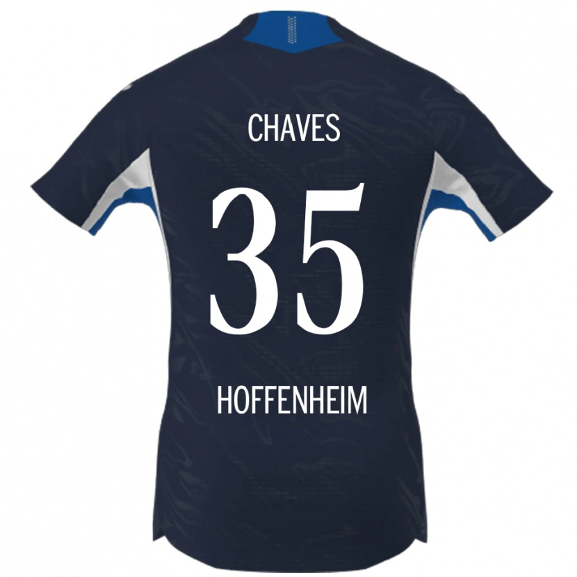 Danxen Damen Arthur Chaves #35 Marineblau Weiß Heimtrikot Trikot 2025/26 T-Shirt