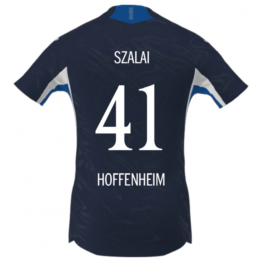 Danxen Damen Attila Szalai #41 Marineblau Weiß Heimtrikot Trikot 2025/26 T-Shirt