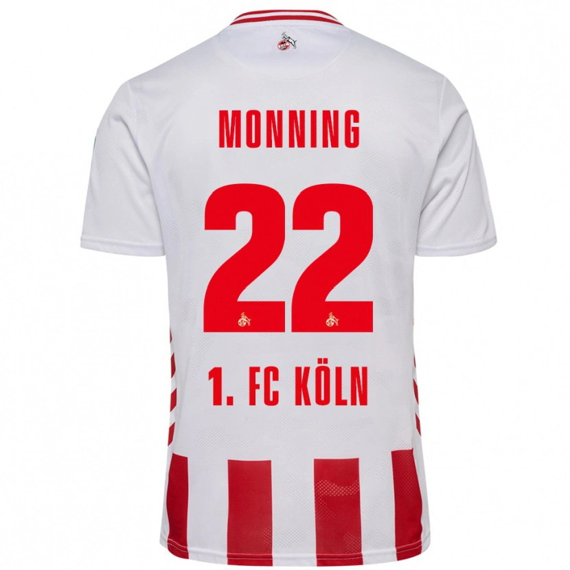Danxen Damen Marlon Monning #22 Weiß Rot Heimtrikot Trikot 2025/26 T-Shirt