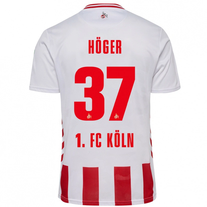 Danxen Damen Marco Höger #37 Weiß Rot Heimtrikot Trikot 2025/26 T-Shirt