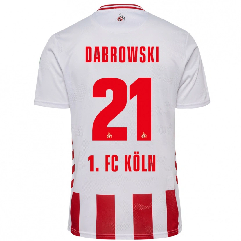 Danxen Damen Luc Dabrowski #21 Weiß Rot Heimtrikot Trikot 2025/26 T-Shirt