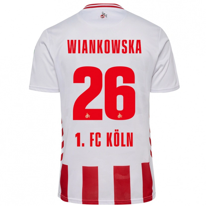 Danxen Damen Martyna Wiankow­ska #26 Weiß Rot Heimtrikot Trikot 2025/26 T-Shirt