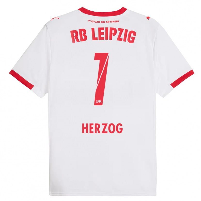 Danxen Damen Elvira Herzog #1 Weiß Rot Heimtrikot Trikot 2025/26 T-Shirt