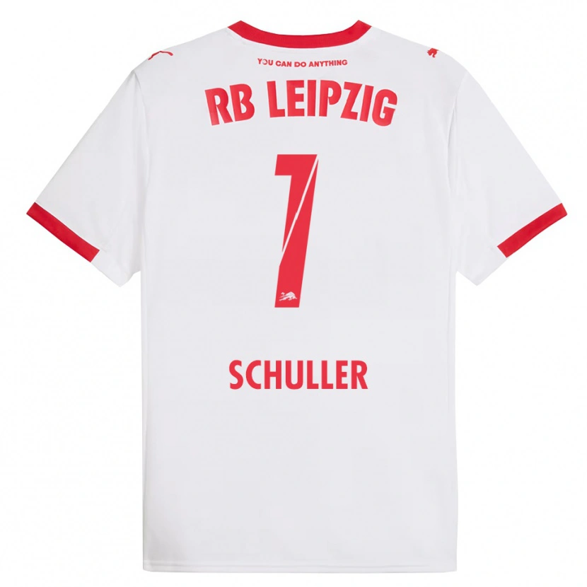 Danxen Damen Gina Schüller #1 Weiß Rot Heimtrikot Trikot 2025/26 T-Shirt