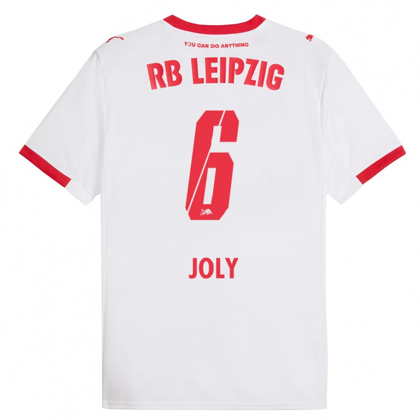 Danxen Damen Lou-Ann Joly #6 Weiß Rot Heimtrikot Trikot 2025/26 T-Shirt
