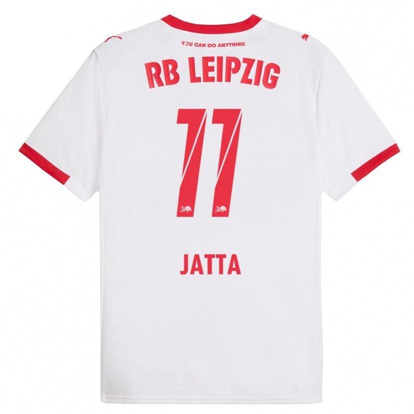 Danxen Damen Nuha Jatta #11 Weiß Rot Heimtrikot Trikot 2025/26 T-Shirt