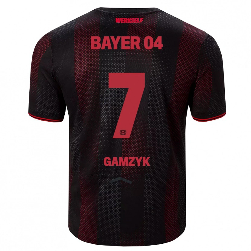 Danxen Damen Andriy Gamzyk #7 Schwarz Rot Heimtrikot Trikot 2025/26 T-Shirt