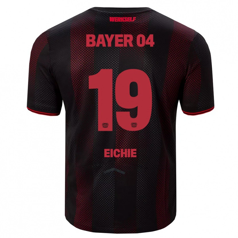 Danxen Damen Isaiah Eichie #19 Schwarz Rot Heimtrikot Trikot 2025/26 T-Shirt