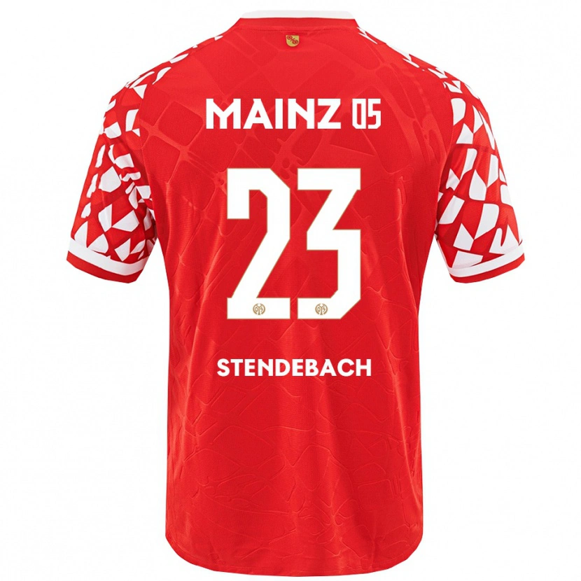 Danxen Damen Jule Stendebach #23 Rot Weiß Heimtrikot Trikot 2025/26 T-Shirt