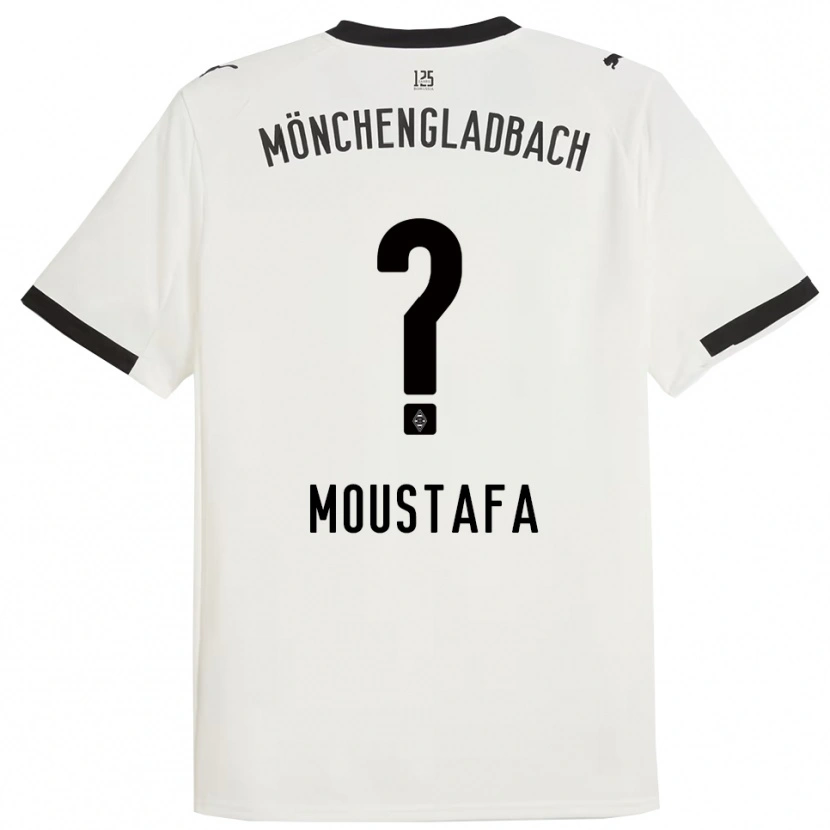 Danxen Damen Seif Ashraf Moustafa #0 Weiß Schwarz Heimtrikot Trikot 2025/26 T-Shirt