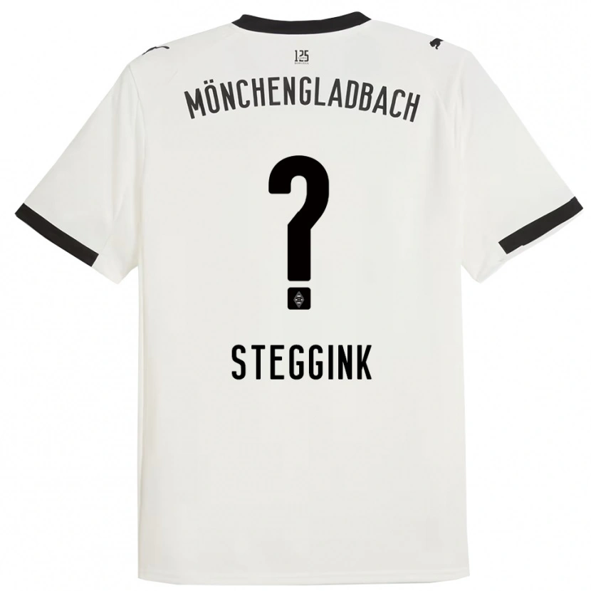 Danxen Damen Lennart Steggink #0 Weiß Schwarz Heimtrikot Trikot 2025/26 T-Shirt