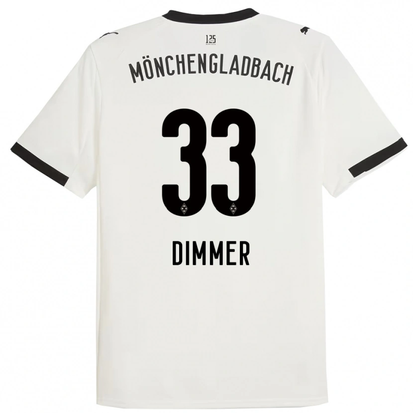 Danxen Damen Florian Dimmer #33 Weiß Schwarz Heimtrikot Trikot 2025/26 T-Shirt