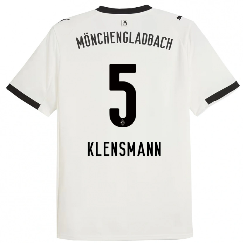 Danxen Damen Paula Klensmann #5 Weiß Schwarz Heimtrikot Trikot 2025/26 T-Shirt