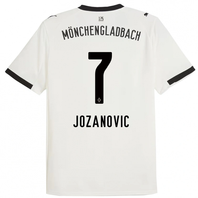 Danxen Damen Antonio Jozanovic #7 Weiß Schwarz Heimtrikot Trikot 2025/26 T-Shirt