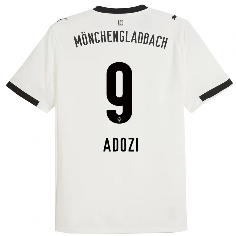 Danxen Damen Justin Adozi #9 Weiß Schwarz Heimtrikot Trikot 2025/26 T-Shirt