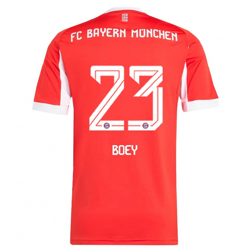Danxen Damen Sacha Boey #23 Rot Weiß Heimtrikot Trikot 2025/26 T-Shirt