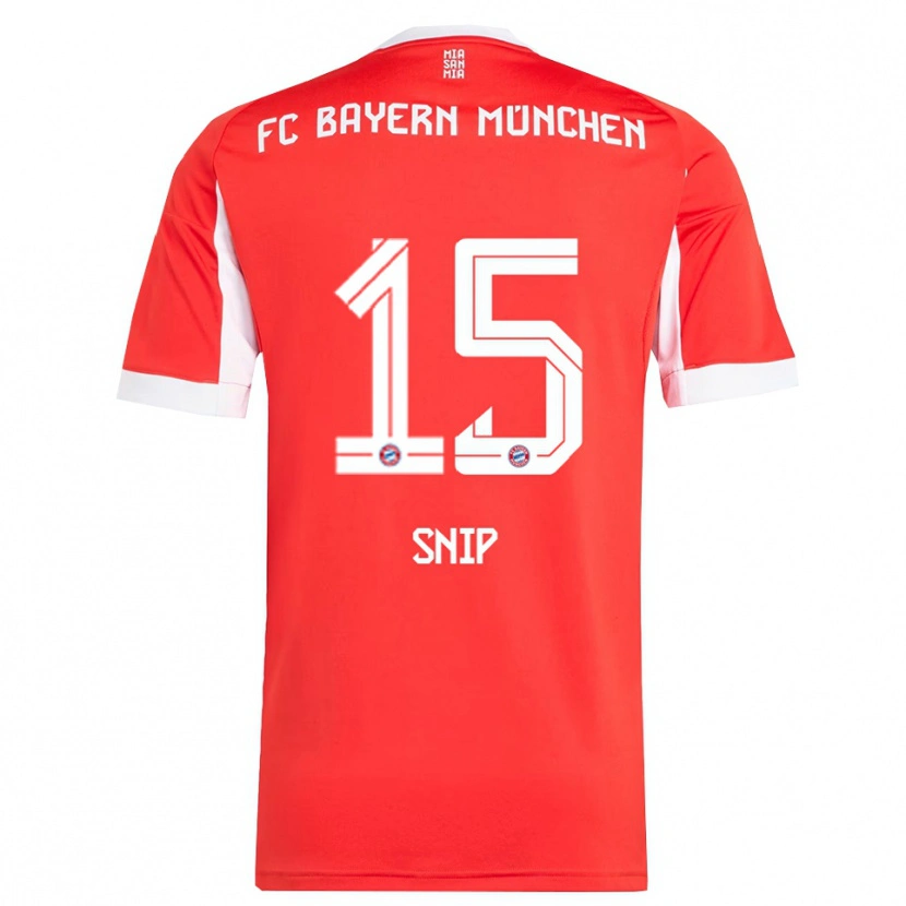 Danxen Damen Roy Snip #15 Rot Weiß Heimtrikot Trikot 2025/26 T-Shirt