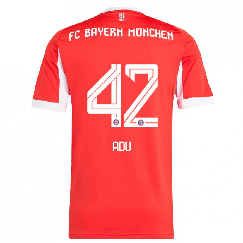 Danxen Damen Gibson Adu #42 Rot Weiß Heimtrikot Trikot 2025/26 T-Shirt