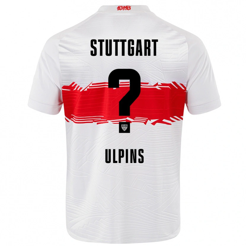 Danxen Damen Timo Ulpins #0 Weiß Rot Heimtrikot Trikot 2025/26 T-Shirt