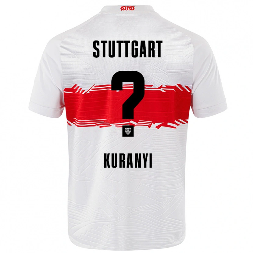 Danxen Damen Karlo Kuranyi #0 Weiß Rot Heimtrikot Trikot 2025/26 T-Shirt