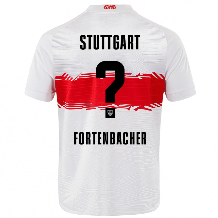 Danxen Damen Jannik Fortenbacher #0 Weiß Rot Heimtrikot Trikot 2025/26 T-Shirt