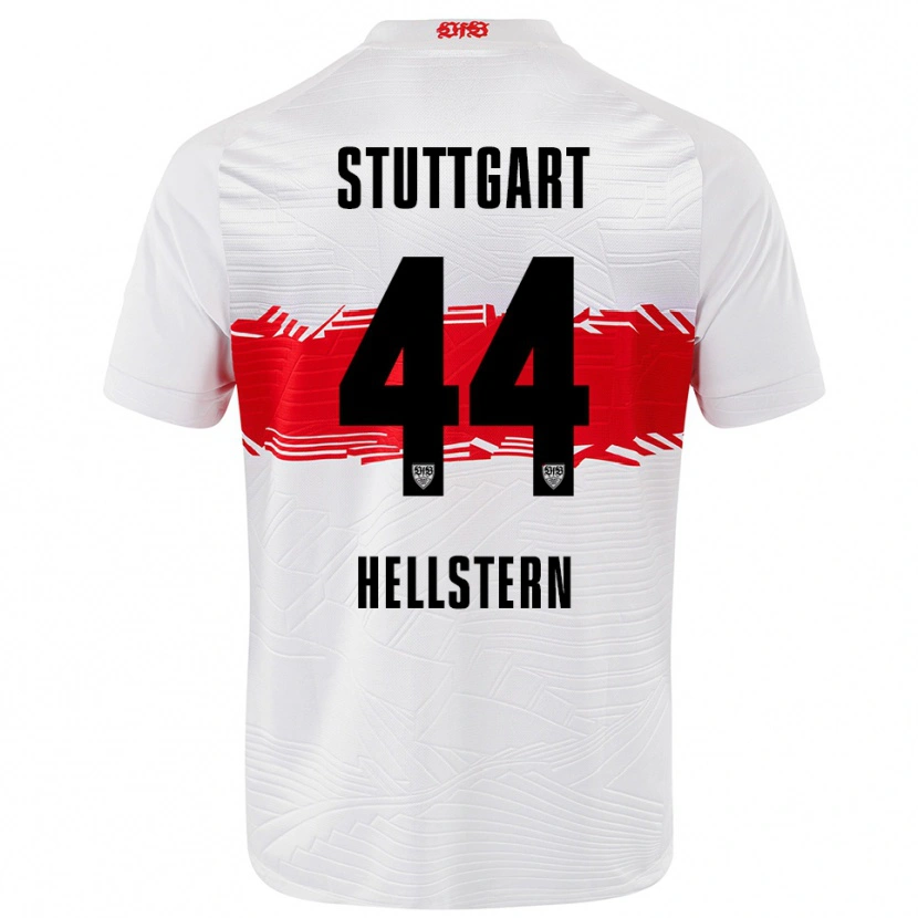Danxen Damen Florian Hellstern #44 Weiß Rot Heimtrikot Trikot 2025/26 T-Shirt
