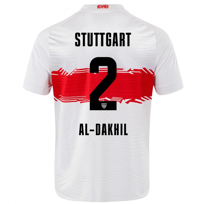 Danxen Damen Ameen Al-Dakhil #2 Weiß Rot Heimtrikot Trikot 2025/26 T-Shirt