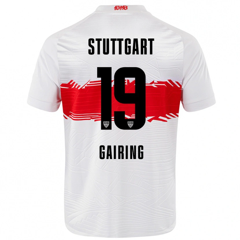 Danxen Damen Sophie Gairing #19 Weiß Rot Heimtrikot Trikot 2025/26 T-Shirt