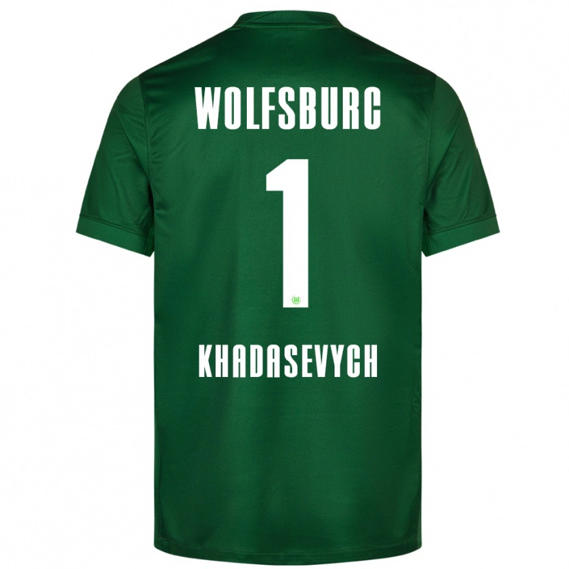 Danxen Damen Kyrylo Khadasevych #1 Grün Weiß Heimtrikot Trikot 2025/26 T-Shirt