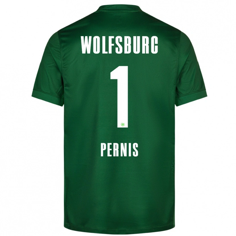 Danxen Damen Dusan Pernis #1 Grün Weiß Heimtrikot Trikot 2025/26 T-Shirt