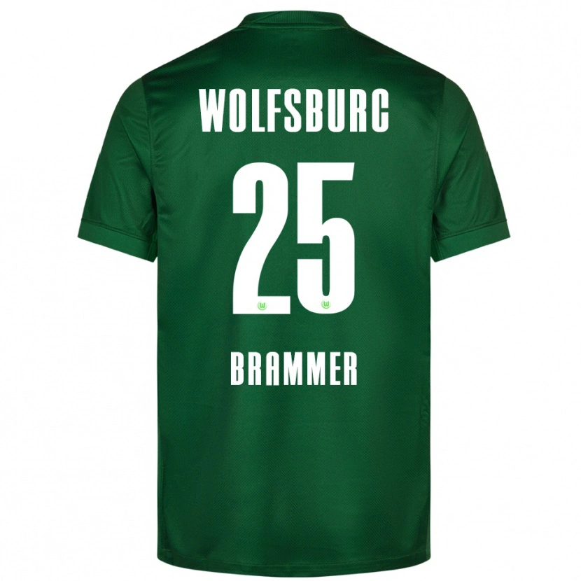 Danxen Damen Ole Brammer #25 Grün Weiß Heimtrikot Trikot 2025/26 T-Shirt