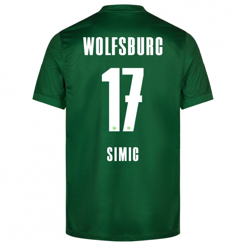 Danxen Damen Karlo Simic #17 Grün Weiß Heimtrikot Trikot 2025/26 T-Shirt