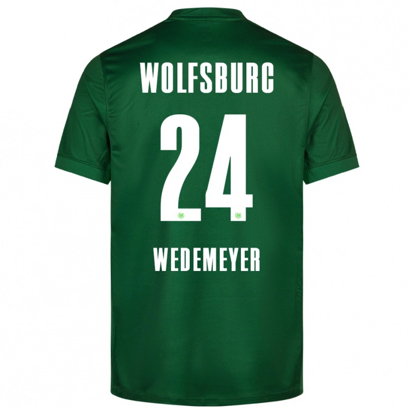 Danxen Damen Joelle Wedemeyer #24 Grün Weiß Heimtrikot Trikot 2025/26 T-Shirt