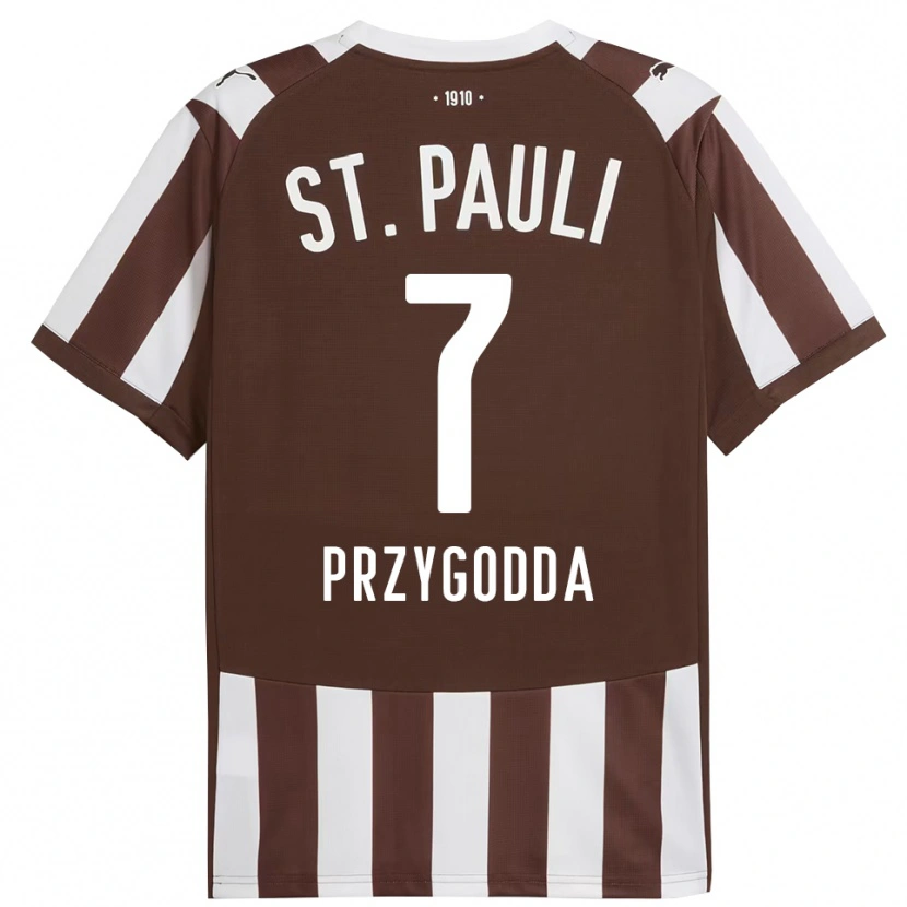 Danxen Damen Claudio Fabrizio Gonzalez Przygodda #7 Kaffee Weiß Heimtrikot Trikot 2025/26 T-Shirt