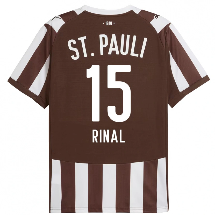 Danxen Damen Selcuk Rinal #15 Kaffee Weiß Heimtrikot Trikot 2025/26 T-Shirt