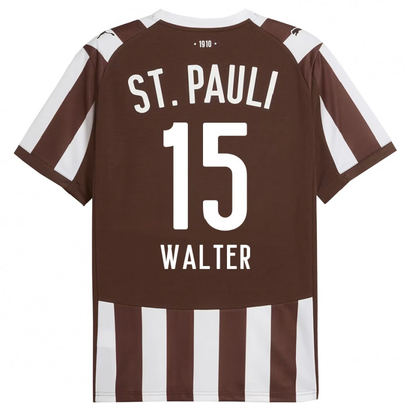 Danxen Damen Marcel Walter #15 Kaffee Weiß Heimtrikot Trikot 2025/26 T-Shirt